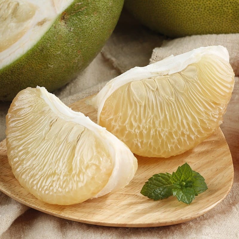 舒楠鲜生 泰国青柚 进口青皮白肉蜜柚大果 新鲜水果 青柚2个装（约4.5斤）