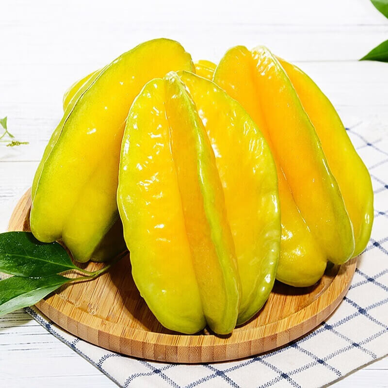 青尊园福建漳州甜杨桃新鲜水果应当季整箱洋桃红扬桃五角星阳桃 精选6颗装