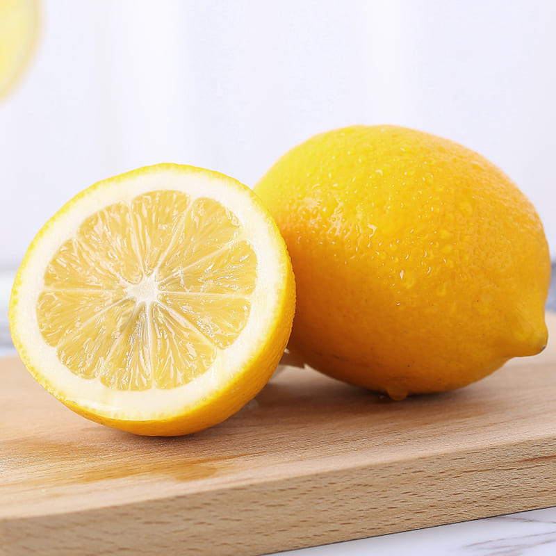 京鲜生 四川黄青柠檬 4粒 双享装 单果80g 新鲜水果